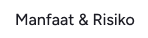 Manfaat dan Risiko